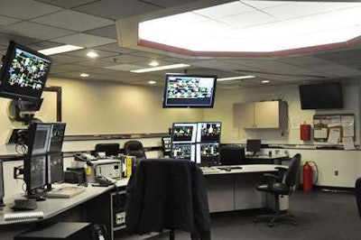 The state-of-the-art control room at Safety-Kleen’s oil re-refinery has the look and feel of a sophisticated aircraft control tower.