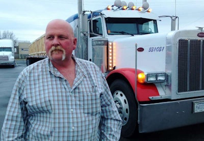 Owner-operator Tim Philmon and his Pete 379