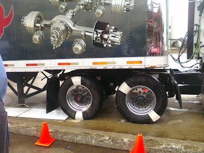 Meritor offers demo of its SMARTandem at Fletcher, N.C., plant.
