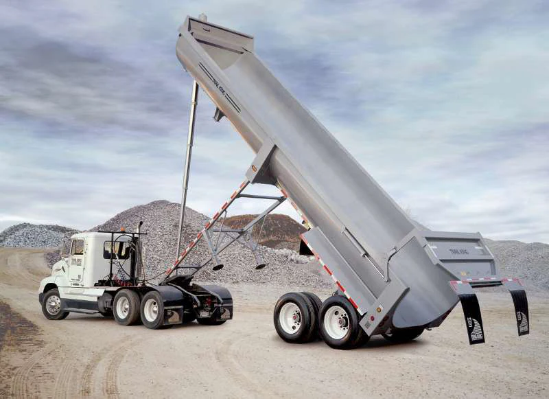 Semi Trailer End Dump Truck semi-trailer-end-dump-truck
