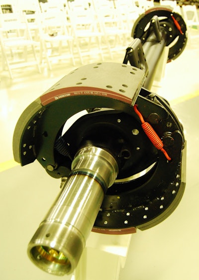 This axle, commemorating the 10 millionth, will be signed by all employees at the Frankfort, Ky., plant and displayed there.