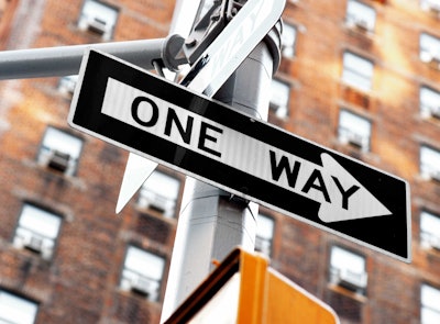 One Way Sign