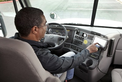 According to Landstar’s Joe Beacom, the Qualcomm MCP50 onboard computing / communications module has proved most popular among Landstar operators making the switch to eLogs.