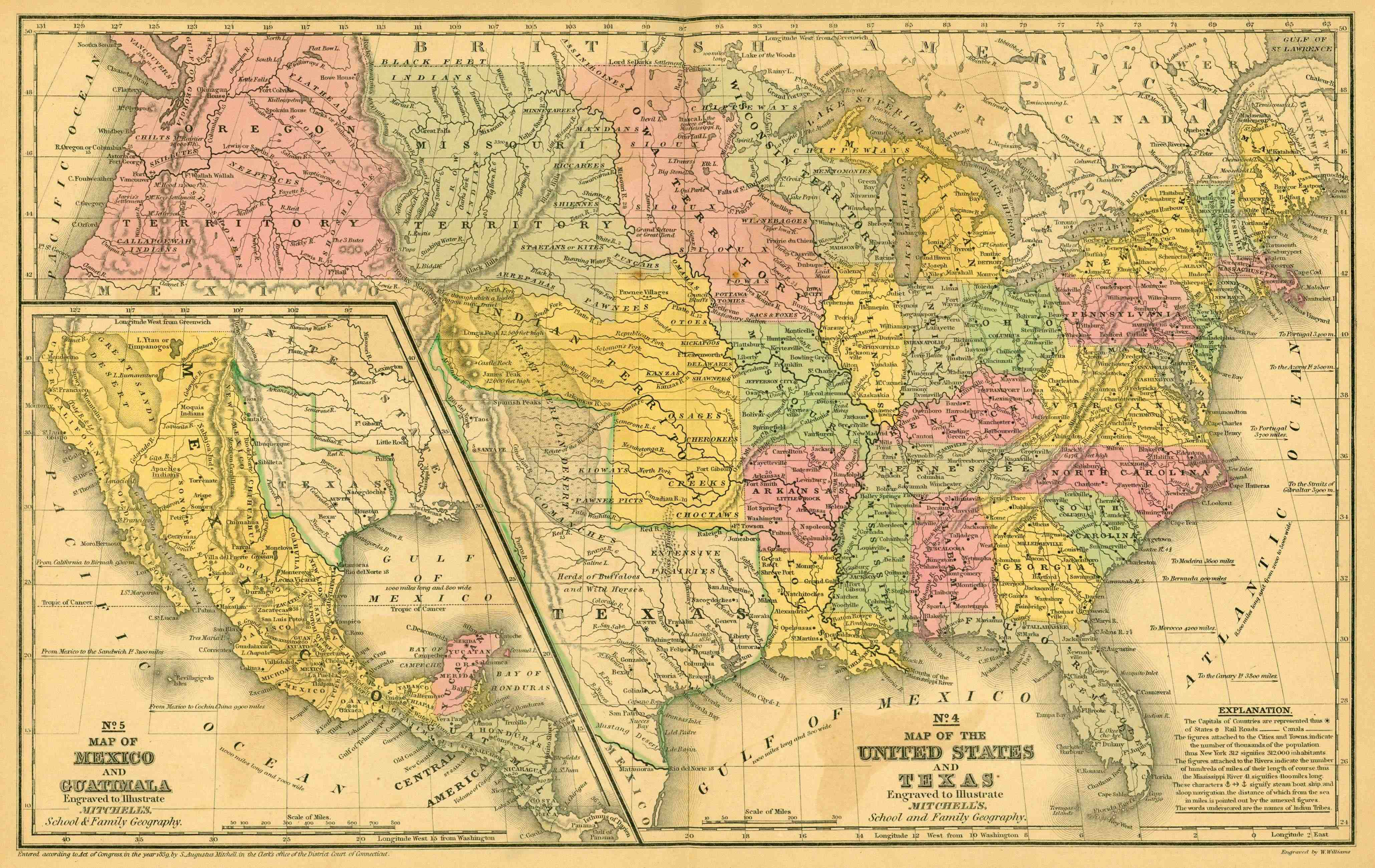 U s Map 1893