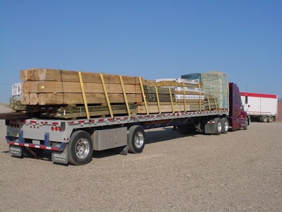 This one of Jerry Hawley’s recent loads he says shows “quite a variety.” Commendations might well be in order for getting it all strapped down…