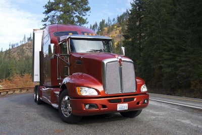 This truck was powered by a Cummins ISX15, and its high horsepower proved invaluable during the tough climb to Stevens Pass on U.S. 2.