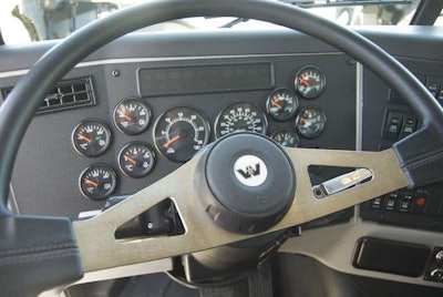 The instrument cluster is definitely old-school, but gauges are crisp, clear and easy to read.