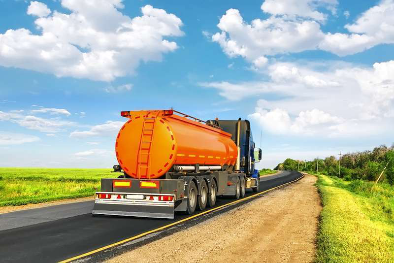 trucking fuel tanker