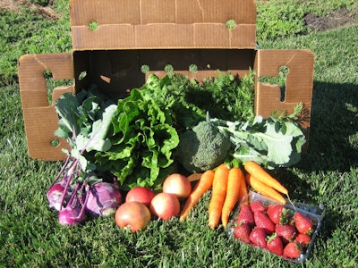 CSA veggie box