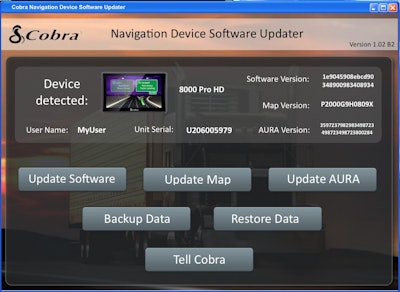 Cobra HomeBase docking software