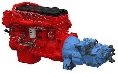 The new powertrain package combining the ISX15 with unique SmartTorque2 ratings and Eaton’s Advantage Series automated transmission