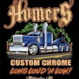 Homers Custom Chrome t-shirt design by Swanson Artworks