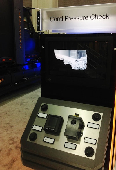 Continental tire-pressure monitoring demo at MATS