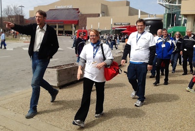 The Trucking Solutions Group’s health walk at MATS earlier this year drew the participation of FMCSA Administrator Anne Ferro. Find coverage of the walk in this past post to the Channel 19 blog.