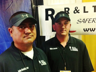 John Rodriguez, Willie Lancon of R&L Tarping Solutions
