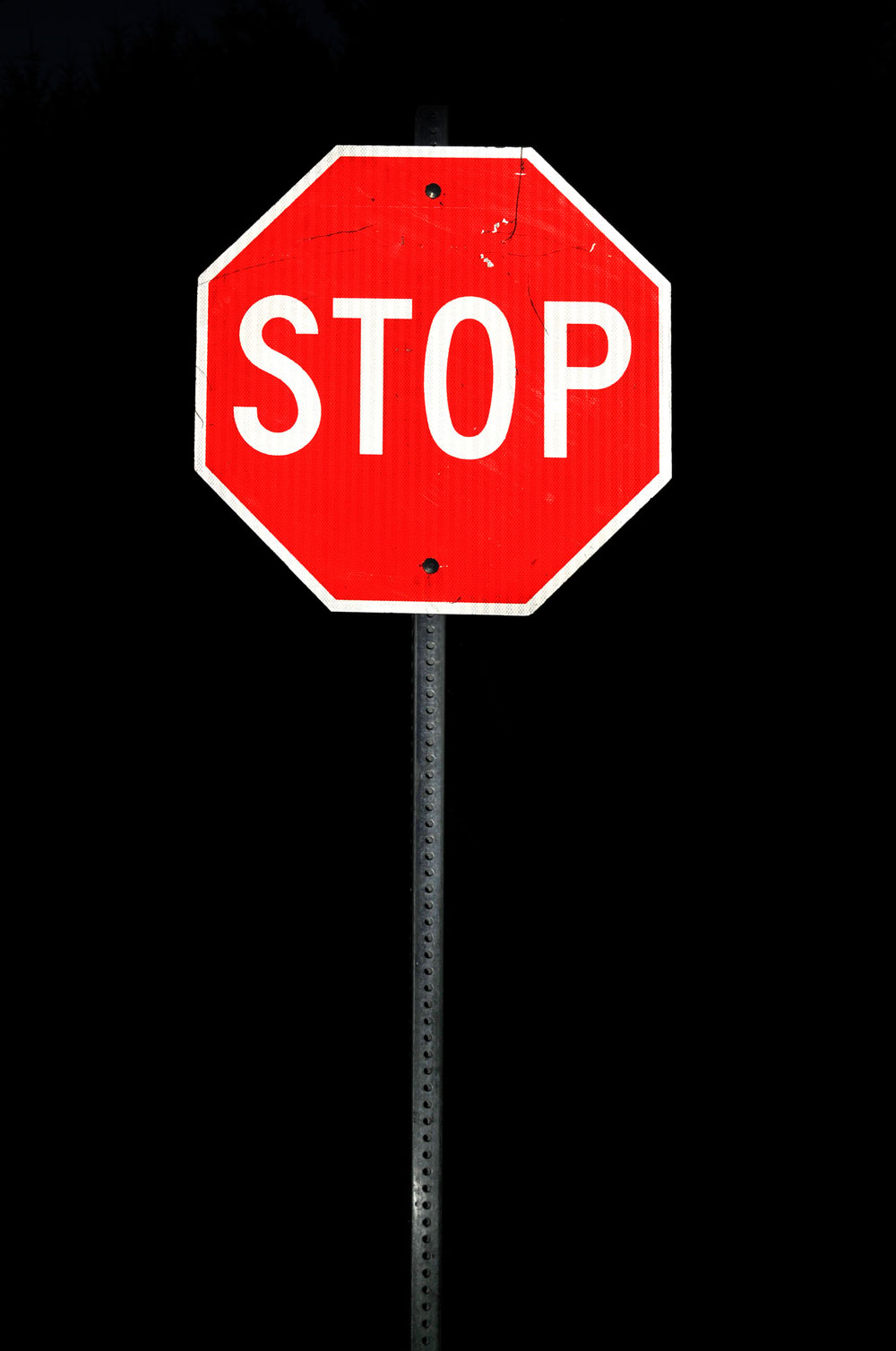 Stop-Sign-at-Night