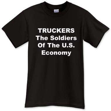 Truckers soldiers t-shirt design