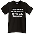Truckers soldiers t-shirt design