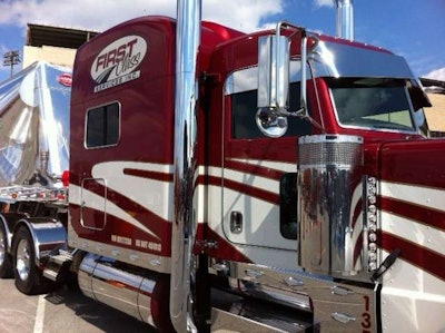 First Class Services, a major show truck competitor, has this truck entered this year.