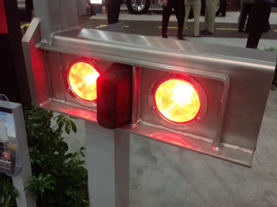 One of Great Dane’s exhibits showcases its EnduroGuard rear frame design that fights corrosion.