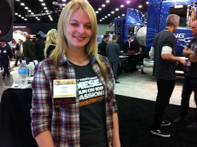 Lisa Kelly, star of TV’s “Ice Road Truckers” and “IRT: Deadliest Roads,” will appear in the Worldtrucker segment of the Volvo Trucks booth during the Mid-America Trucking Show.