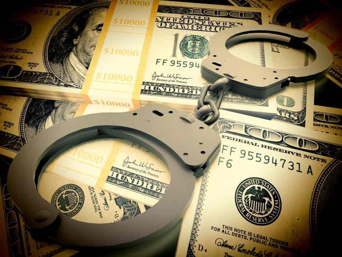 stolen money crime bribe