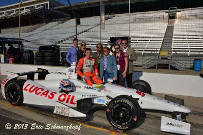 From left: Morgan and Katie Lucas, Tristan Vautier, Kevin McWilliams, Charlotte Lucas, Theresa Lucas, and Forrest Lucas