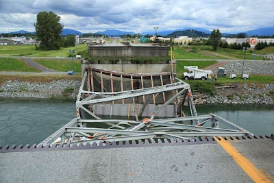 The Interstate 5 bridge collapse that occurred in May 2013 in Washington after a truck carrying an oversized load struck one of the bridge’s support beams spurred the GAO’s report on oversize and overweight permitting.