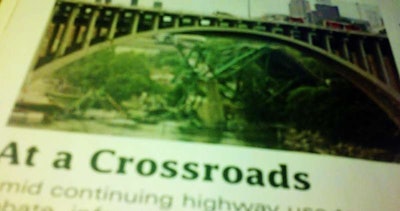 Many of the same issues are in the political foreground today around highway regulation and funding — the use of tolls v. fuel taxes, whether to increase or otherwise further limit truck weight — as in 2007 when the Minneapolis I-35W collapse led a discussion of funding issues I wrote for Truckers News.