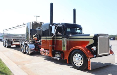 John O’Keefe’s 2007 Peterbilt 379 won Best of Show in last year’s SuperRigs competition. The truck also won the Overdrive’s Pride & Polish National Championship in Dallas at The Great American Trucking Show.