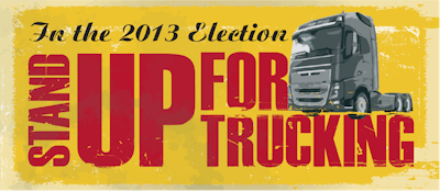The Australian Trucking Association’s 2013 election-issues campaigning is centered largely around opposition to the current government’s plans for the 2014 imposition of a carbon tax on diesel.