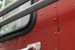 Bullet-hole in the back of Bruce Johnston’s sleeper
