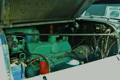 Four-cylinder Detroit engine in GMC 630