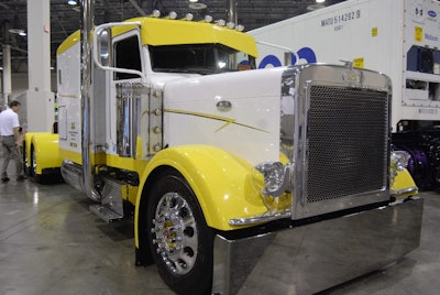 Josh Skidmore of Brigham, Utah, won Best of Show, Working Bobtail, with his yellow and white 379.