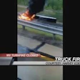 West Virginia truck crash and fire