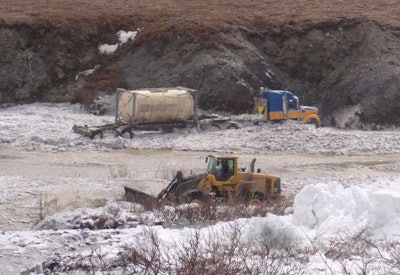 Click through the image for more photography from recent Dalton Highway avalanches in the Fairbanks Daily News-Miner courtesy of Ed Davis.