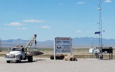 Little AleInn parking lot