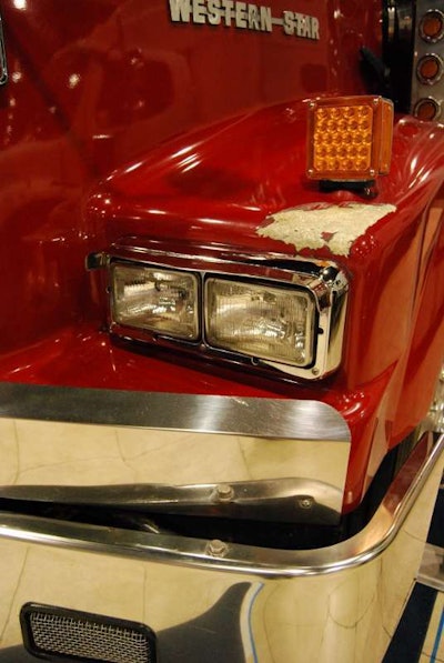 Damage on Oscar Robledo's Western Star