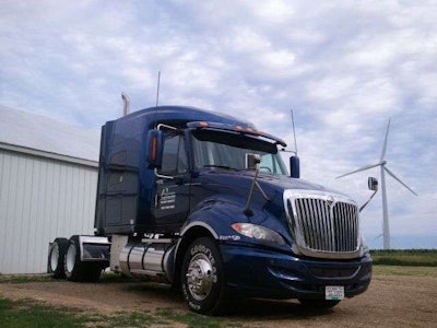 The International Kenny Hubka pilots for Precision of New Hampton. Find he and his wife’s High Gear Photography business via their Facebook page.