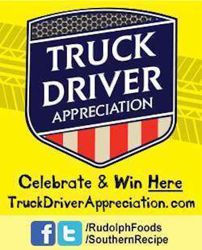 Rudolph Foods 2013 Truck Driver Appreciation campaign