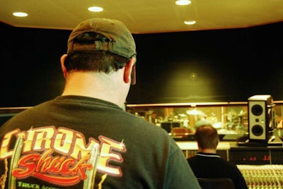 Tony Justice, pictured here at work on his new record at Ocean Way studios in Nashville, will do a solo set at the Great American Trucking Show in Dallas at 2 p.m. Friday, Aug. 23, at the TravelCenters of America booth.