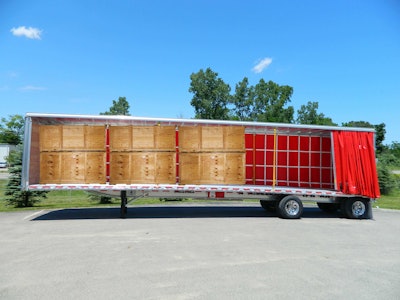 East New-Neck Flatbed with SSI Curtainside (Crates)