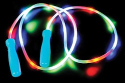 Flashing LED jump rope