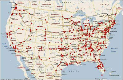 This FBI map of murders plotted in the “Highway Serial Killings Initiative” database was shared on Investigation Discovery’s Facebook page concurrent with the premiere of “Killer Truckers” last weekend — as of Friday morning, it had garnered 999 likes, 400-some-odd shares and more than 200 comments, many from truckers objecting to the wholesale tarring and feathering of the industry in the series’ title. Follow this link to weigh in yourself.