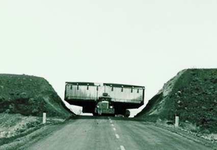 Moving the A-12 reconnaissance aircraft