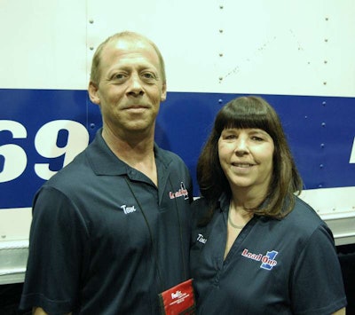 Teaming can make operator income such that it’s possible to enjoy a wide latitude for maximizing time off, say Tom and Tina Evans, team owner-operators of a 2005 Freightliner M2 expediter leased to Load One. The pair typically takes the entire month of July, culminating in a trip to the Expedite Expo show at the end of the month.