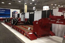 XL Specialized Trailers showcased its new custom hydraulic lowboy at the Great American Trucking Show in Dallas.