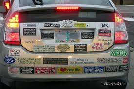 bumper stickers