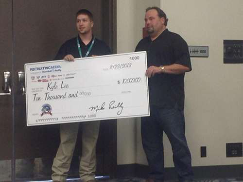 Kyle Lee won the Top Rookie of the Year award.