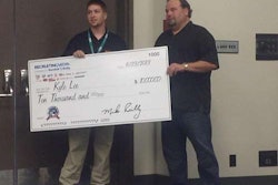 Kyle Lee won the Top Rookie of the Year award.